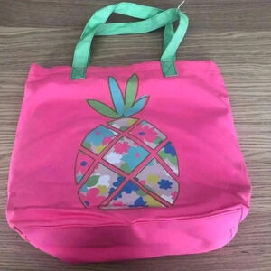 🆕Kid’s Pineapple Neon Pink Tote Handbag🆕